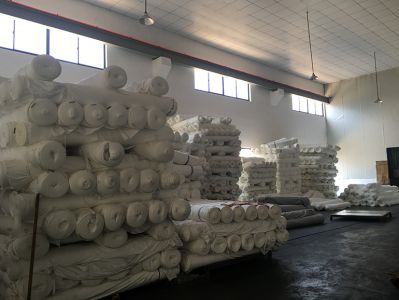 Storage area of greige cloth	